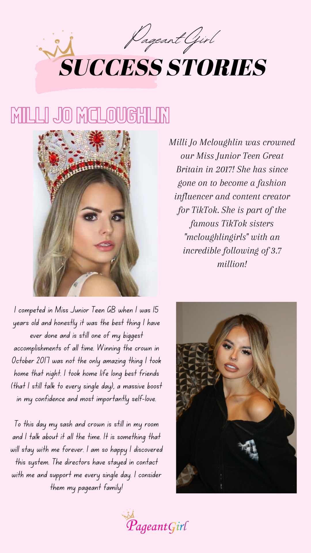Success Stories - Pageant Girl